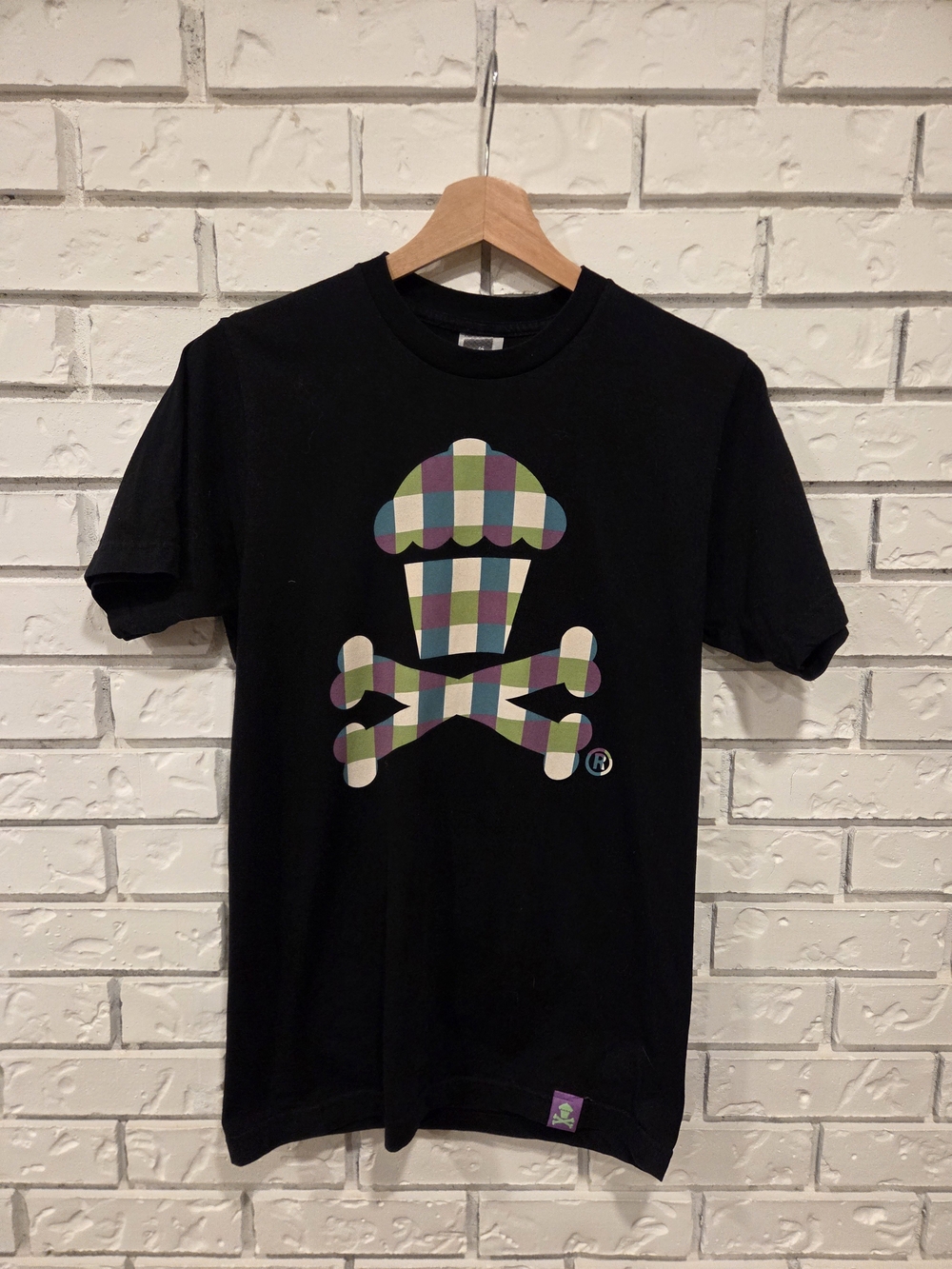 Johnny Cupcakes Gingham Crossbones